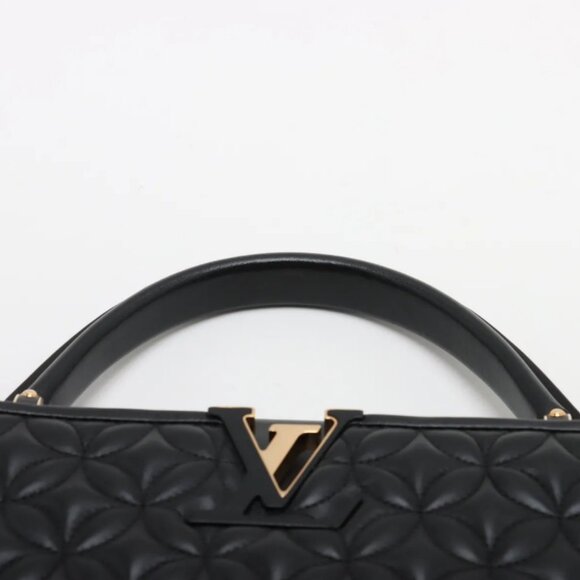 Louis Vuitton Monogram Flower Capucines MM Black - Picture 6 of 15